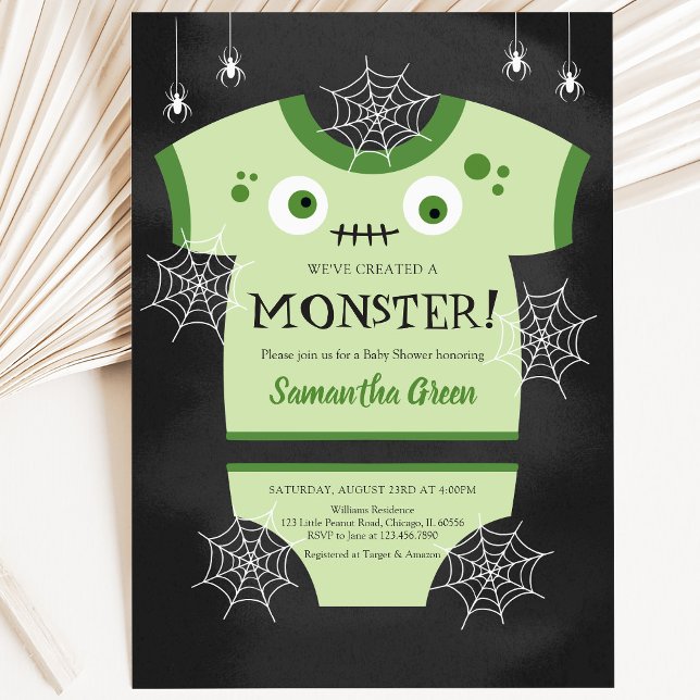 We've Created a Monster Baby Shower Invitation (Creator Uploaded)
