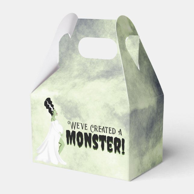 We've Created a Monster Favor Box (Front Side)