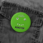 "We've Created A Monster" Halloween Baby Shower 2 Inch Round Button<br><div class="desc">These buttons are perfect for anyone having a baby shower this Halloween. This design is easy to personalize with your special event wording and your guests will be thrilled when they see these fabulous party buttons. Matching items can be found in the collection.</div>