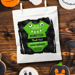 "We've Created A Monster" Halloween Baby Shower Favour Bag