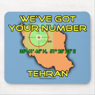We've Got Your Number Tehran Mouse Pad
