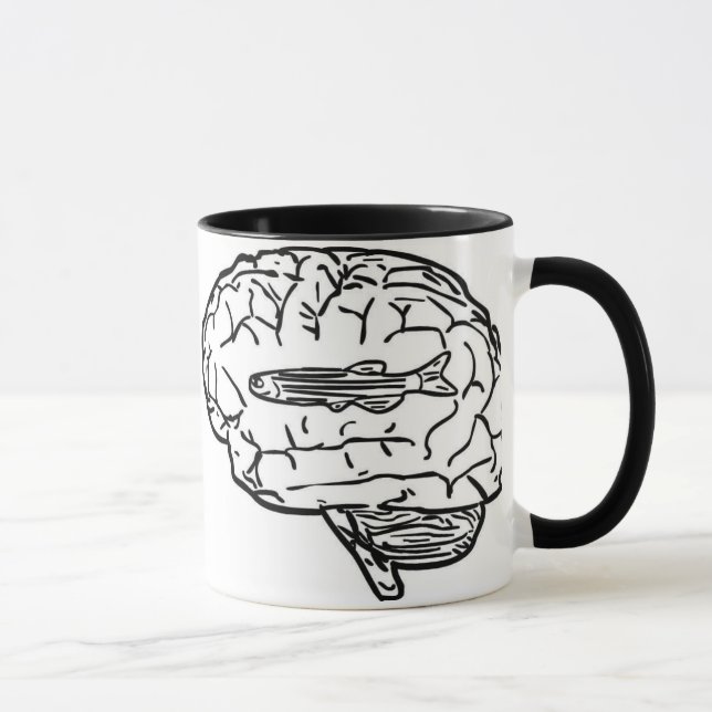 We've got zebrafish on the brain! mug (Right)