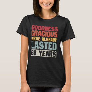 We've Lasted 66 Years Married Funny 66th Wedding A T-Shirt