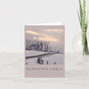 We've missed you at church card