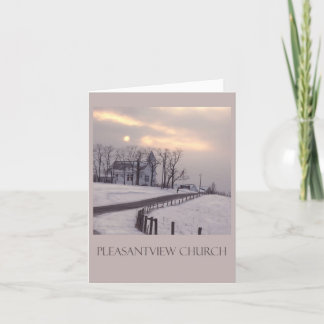 We've missed you at church card