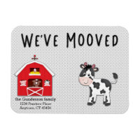 We've Mooved Cow Barn Farm New Home Announcement