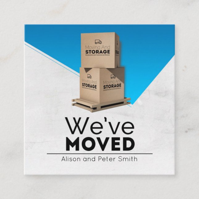 We've Moved Announcement (Front)