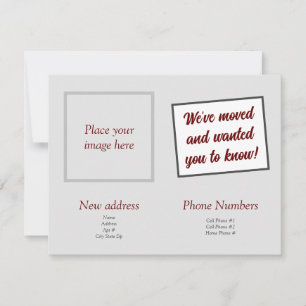 We've moved announcement card