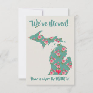 We've Moved Announcement   Michigan   Vintage Rose