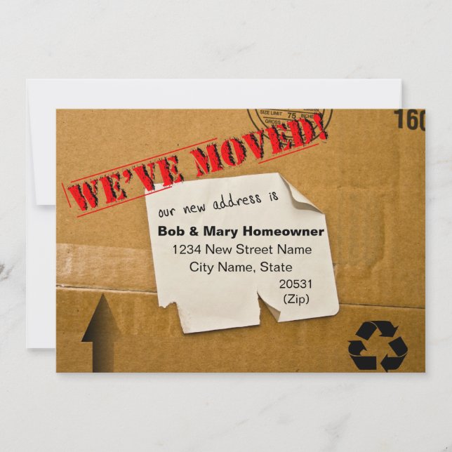 WE'VE MOVED - Announcemnts - Box Announcement (Front)