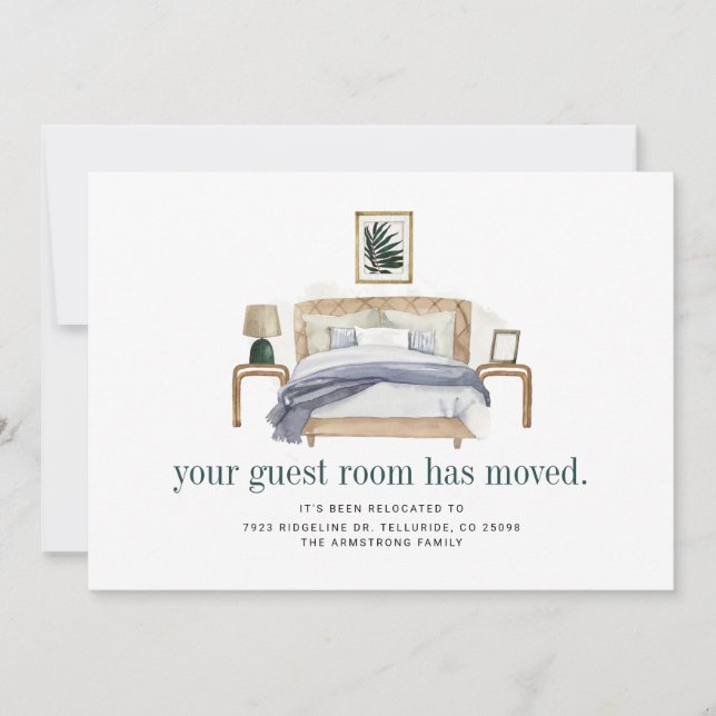 We've Moved Boho Chic Moving Announcement (Front)