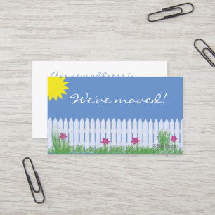 We've Moved Card