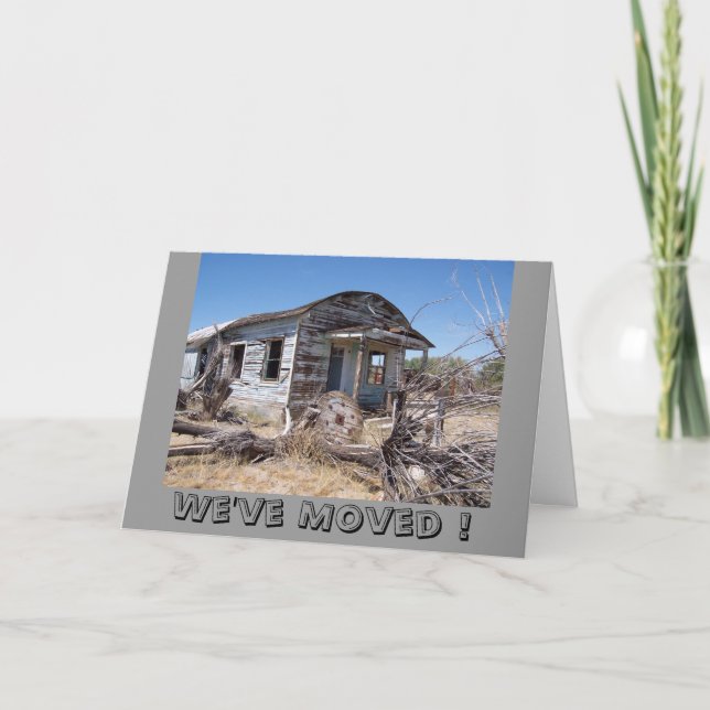We've Moved ! cards - Customized (Front)