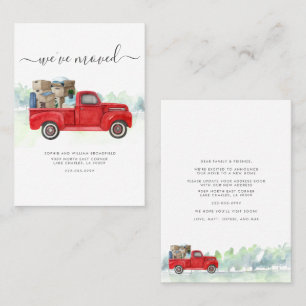 We've Moved Change of Address Moving Announcement