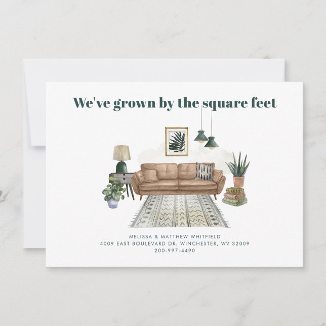 We've Moved Change of Address Moving Announcement (Front)