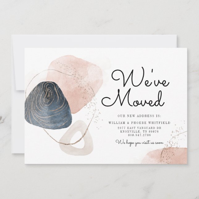 We've Moved Change of Address Moving Announcement (Front)