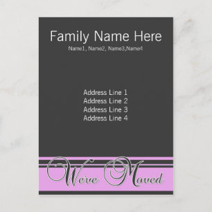 We've Moved - Change of Address Postcard