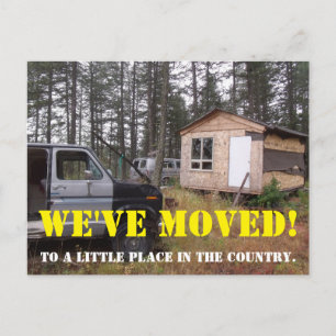 We've Moved Change Of Address Postcard