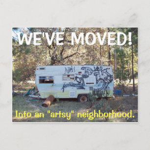 We've Moved Change Of Address Postcard