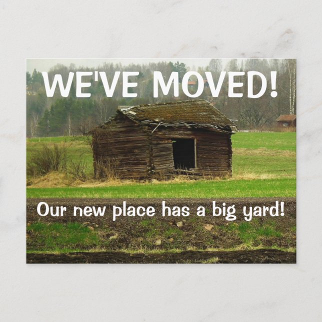 We've Moved Change Of Address Postcard (Front)