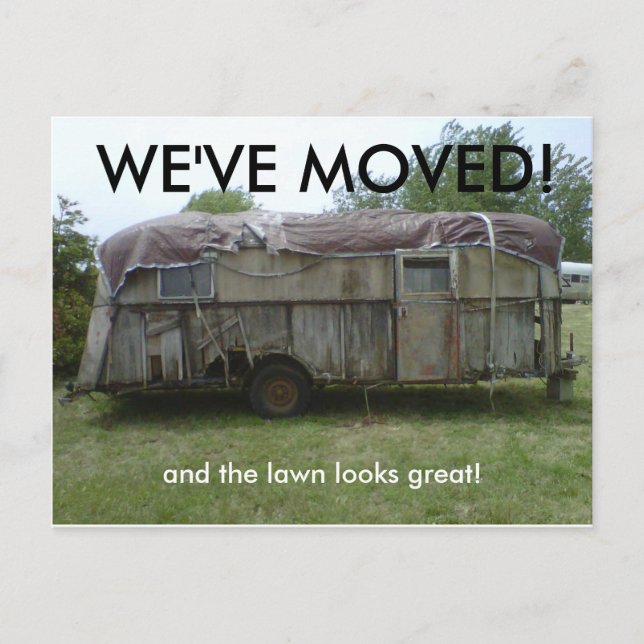 We've Moved Change Of Address Postcard (Front)