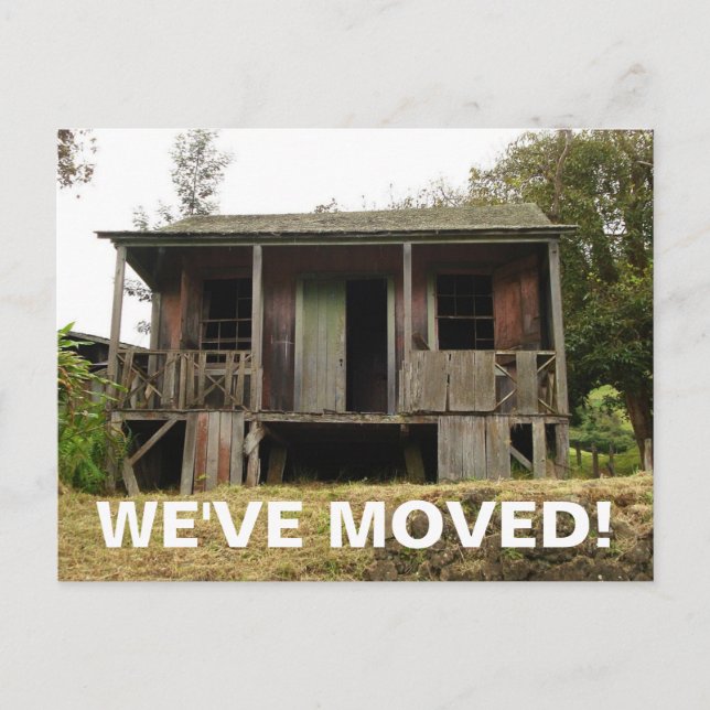 We've Moved Change Of Address Postcard (Front)