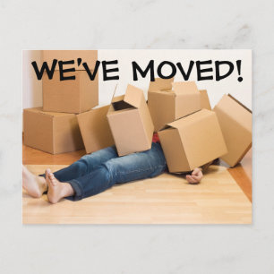We've Moved Change Of Address Postcard