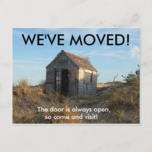 We've Moved Change Of Address Postcard