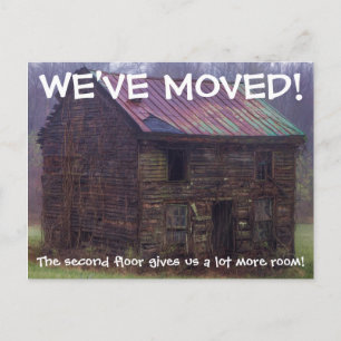 We've Moved Change Of Address Postcard