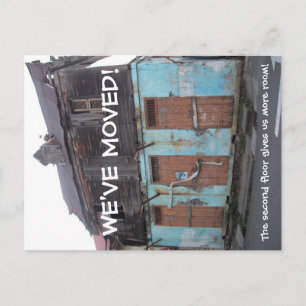 We've Moved Change Of Address Postcard