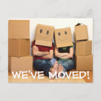 We've Moved Change Of Address Postcard