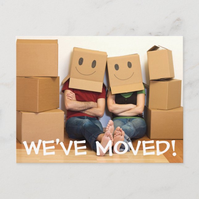 We've Moved Change Of Address Postcard (Front)