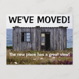 We've Moved Change Of Address Postcard