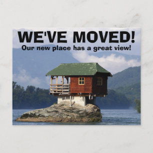 We've Moved Change Of Address Postcard