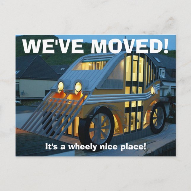 We've Moved Change Of Address Postcard (Front)
