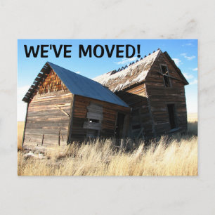 We've Moved Change Of Address Postcard
