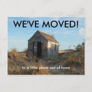 We've Moved Change Of Address Postcard