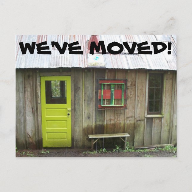 We've Moved Change Of Address Postcard (Front)