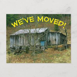 We've Moved Change Of Address Postcard