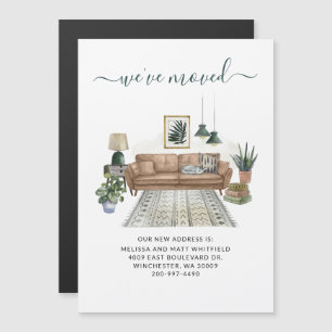 We've Moved Chic New Address Moving Announcement