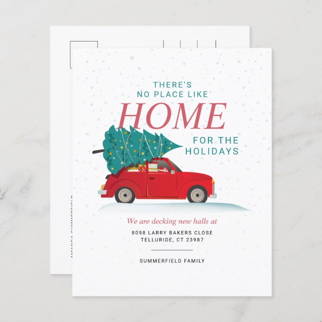 We've Moved Christmas Holidays Moving Announcement (Front/Back)