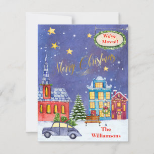We've Moved Christmas Village Flat Move Announcement