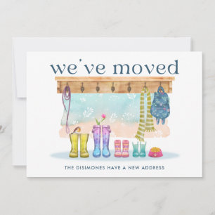 We've Moved Colourful Watercolor Moving Announcement