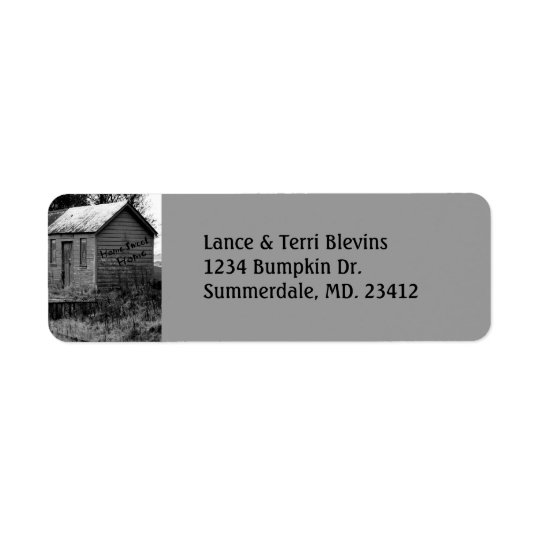 We've Moved Country Shack Housewarming Return Address Label