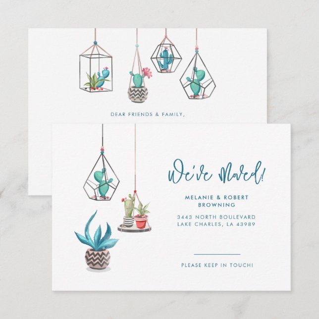 We've Moved Couples Moving Announcement (Front/Back)
