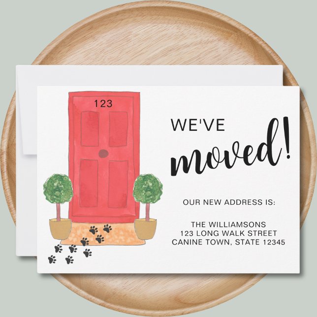 We've Moved Dog Moving  Announcement (Creator Uploaded)