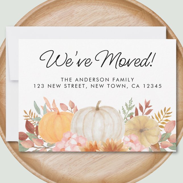 We've Moved Fall Moving Announcement  (Creator Uploaded)