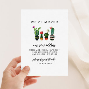 We've Moved Family Address Change Announcement