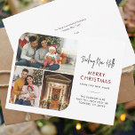 We've Moved Family Photo Collage Christmas Moving<br><div class="desc">Announce your holiday move in style and with photos greetings card. Easily replace the photos with your favourite ones by clicking the "Personalize" button. Add your own wording to suit the occasion and completely change the background,  fonts and layout when you click the "Edit this in Design Tool" button.</div>