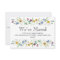 We've Moved Floral Moving Announcement Mini Card